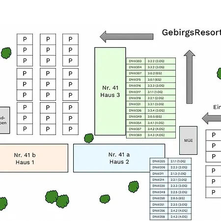 Gebirgsresort アパート *
